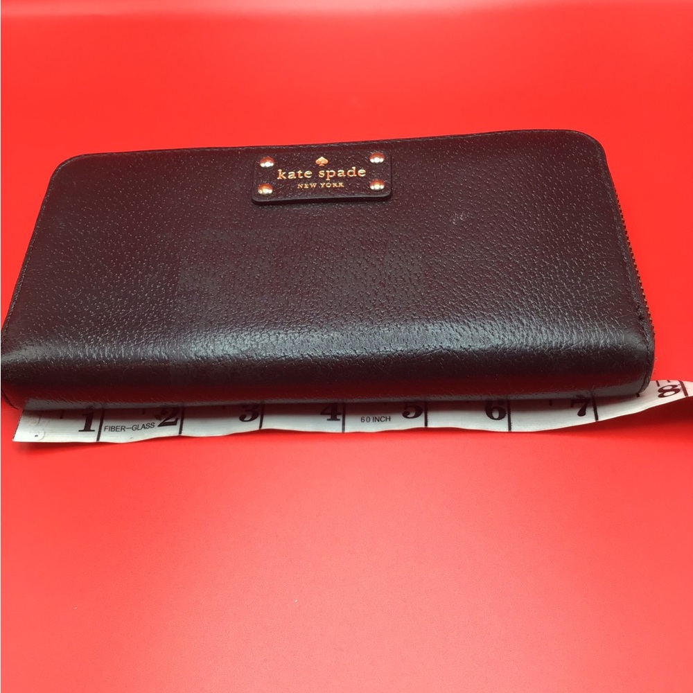 Kate Spade Black Leather Rectangular Wallet - image 4